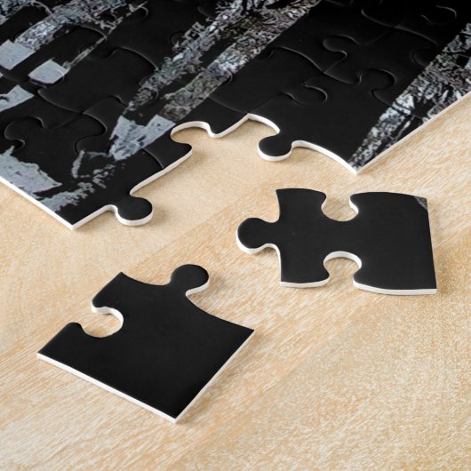 Bäume, im Schnee Puzzle (Seite)