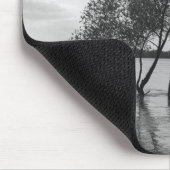 Bäume im See Mousepad (Ecke)