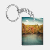 Bäume im Seenwald Wassersicherheit Schlüsselkette Schlüsselanhänger (Vorderseite links)