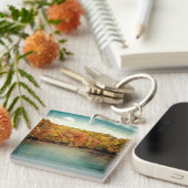 Bäume im Seenwald Wassersicherheit Schlüsselkette Schlüsselanhänger (Vorderseite rechts)