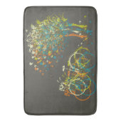 Bäume im Sommer Badematte (Vorderseite Vertikal)