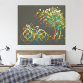 Bäume im Sommer Leinwanddruck (Insitu (Schlafzimmer))