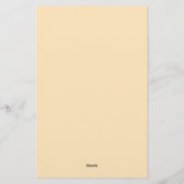 Bäume im Sonnenlicht Briefpapier (Rückseite)