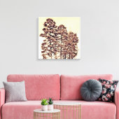 Bäume im Sonnenlicht Leinwanddruck (Insitu (Wohnzimmer))