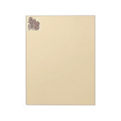 Bäume im Sonnenlicht Notizblock (Rotiert)