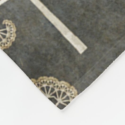 Bäume im Winter Fleece Blanket (Ecke)