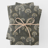 Bäume im Winter Geschenkpapier Set (Beispiel)