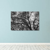 Bäume im Winter Leinwanddruck (Insitu (Holzboden))