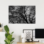 Bäume im Winter Poster (Heimbüro)