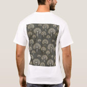 Bäume im Winter T - Shirt von Männern (Rückseite)