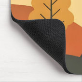 Bäume in den Hügeln Mousepad (Ecke)