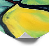 Bäume in den Vorgebirgen uneingerahmt Poster (Ecke)