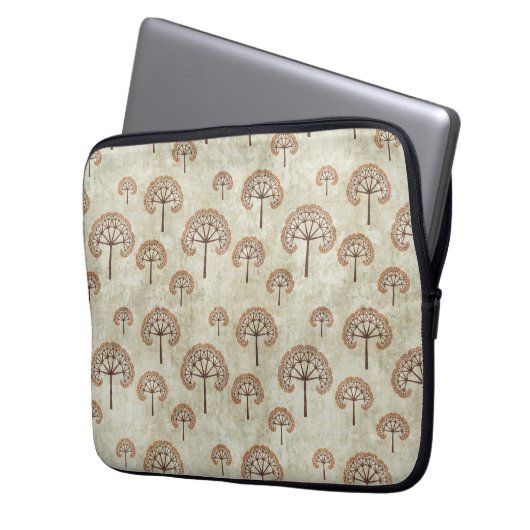 Bäume in der Elektronik-Bag des Herbstes Laptopschutzhülle (Vorderseite Links)