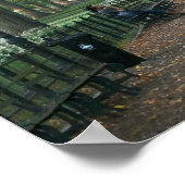 Bäume in der Mall Poster (Ecke)