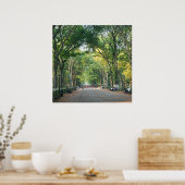 Bäume in der Mall Poster (Küche)