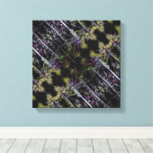 Bäume in der Nacht Leinwanddruck (Insitu (Holzboden))