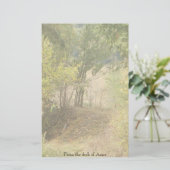 Bäume in der Personalisierten Stationierung von Wä Briefpapier (Stehend Vorderseite)