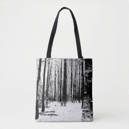 Bäume in der Schnee Taschentasche Tasche