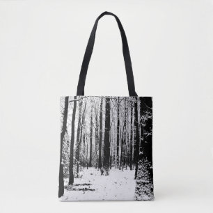 Bäume in der Schnee Taschentasche Tasche
