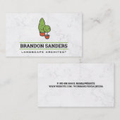 Bäume in gepotteten Pflanze | Landschaftsschutz Visitenkarte (Vorne/Hinten)