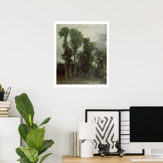 Bäume in Hampstead Poster (Heimbüro)