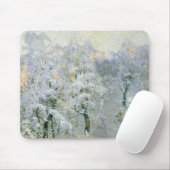 Bäume in winterlichem Silver, 1910 Mousepad (Mit Mouse)
