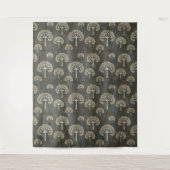 Bäume in Wintertapestry Wandteppich (Vorderseite)