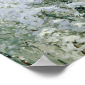 Bäume in Wintry Silver, 1910 Poster (Ecke)