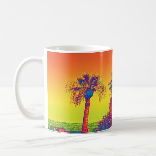 Bäume in Zypern Kaffeetasse (Links)