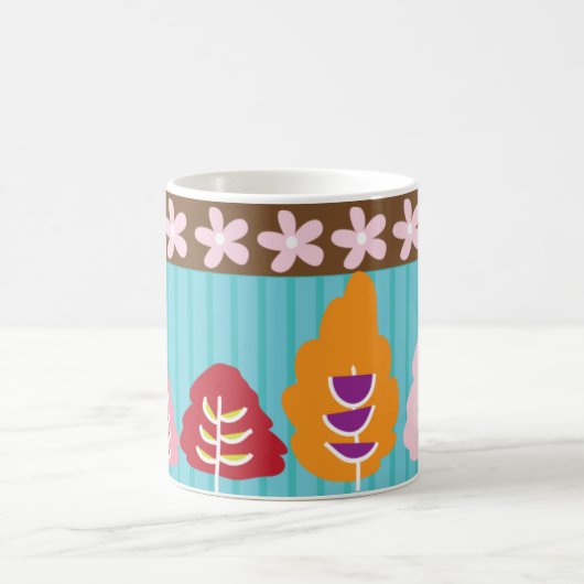 Bäume Kaffeetasse (Mittel)