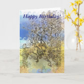 BÄUME KARTE (Gelbe Blume)