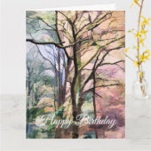 BÄUME KARTE (Gelbe Blume)