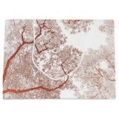 Bäume Karte 2 Große Geschenktüte (Vorderseite)