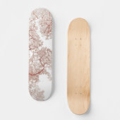 Bäume Karte 2 Skateboard (Vorderseite)