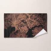 Bäume Karte 5 Badhandtuch Set (Handtuch)