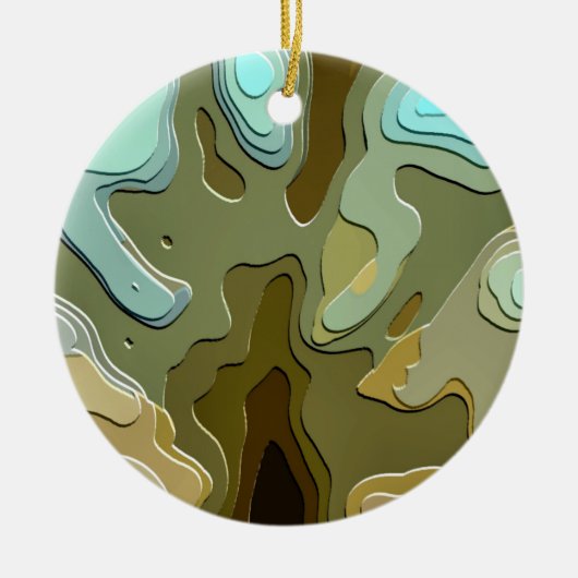 BÄUME KERAMIK ORNAMENT (Vorne)