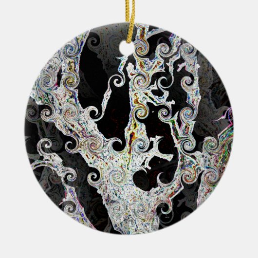 BÄUME KERAMIK ORNAMENT (Vorne)