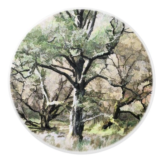 BÄUME KERAMIKKNAUF (Vorderseite)