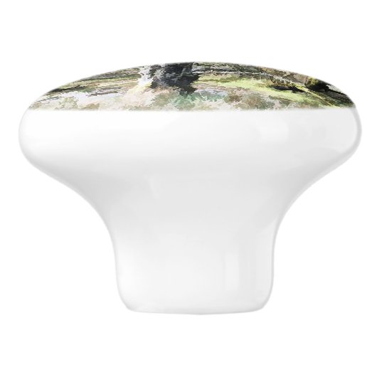 BÄUME KERAMIKKNAUF (Seitenansicht)