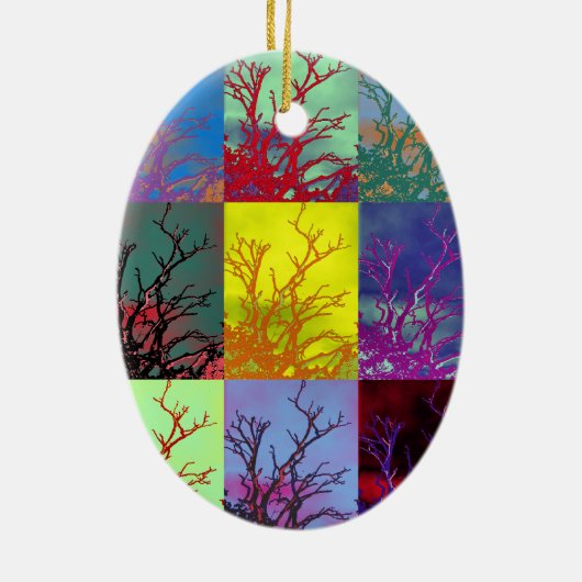 BÄUME KERAMIKORNAMENT (Hinten)