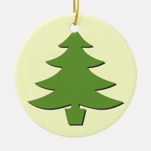 Bäume Keramikornament (Vorne)