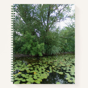Bäume Lake Lily Pads SpiralNotebook Notizblock