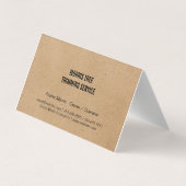 Bäume | Landflucht | Gardener Visitenkarten (Rückseite)