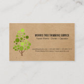 Bäume | Landflucht Visitenkarte (Rückseite)