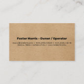 Bäume | Landschaftsbild Visitenkarte (Rückseite)