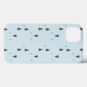 Bäume mit blauem Hintergrund Case-Mate iPhone Hülle (Rückseite (Horizontal))