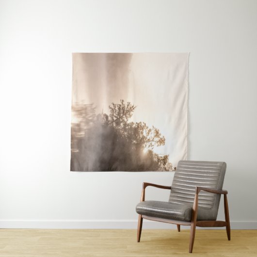 BÄUME MIT FOG WANDTEPPICH (Beispiel (Horizontal))