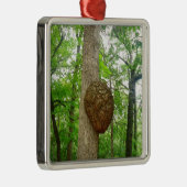 Bäume mit großem beiliegendem silbernes ornament (Rechts)