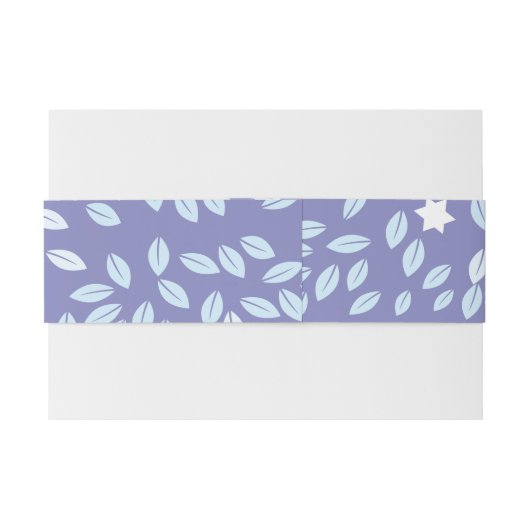 BÄUME MIT STARS Bat Mitzvah Einladung Bauch Band (Rückseitenbeispiel)