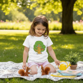 Bäume mit Waldtieren Niedliche Natur T-Shirt